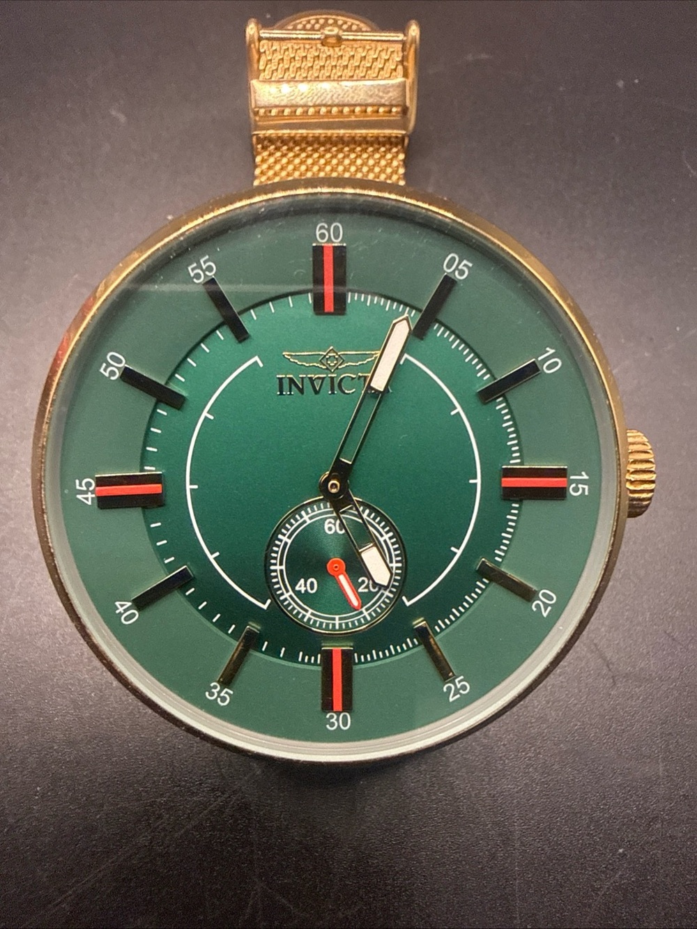 Invicta Vintage Men's Watch - 52mm, Gold (29153) New Battery!